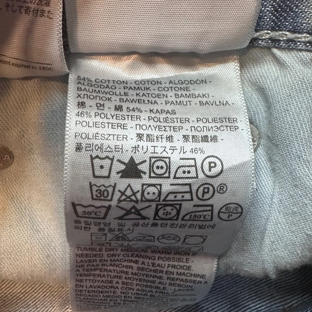 Levi's 511 Jeans Mens 28x32 Blue Slim Fit Light Wash Denim Pants 04511-0751